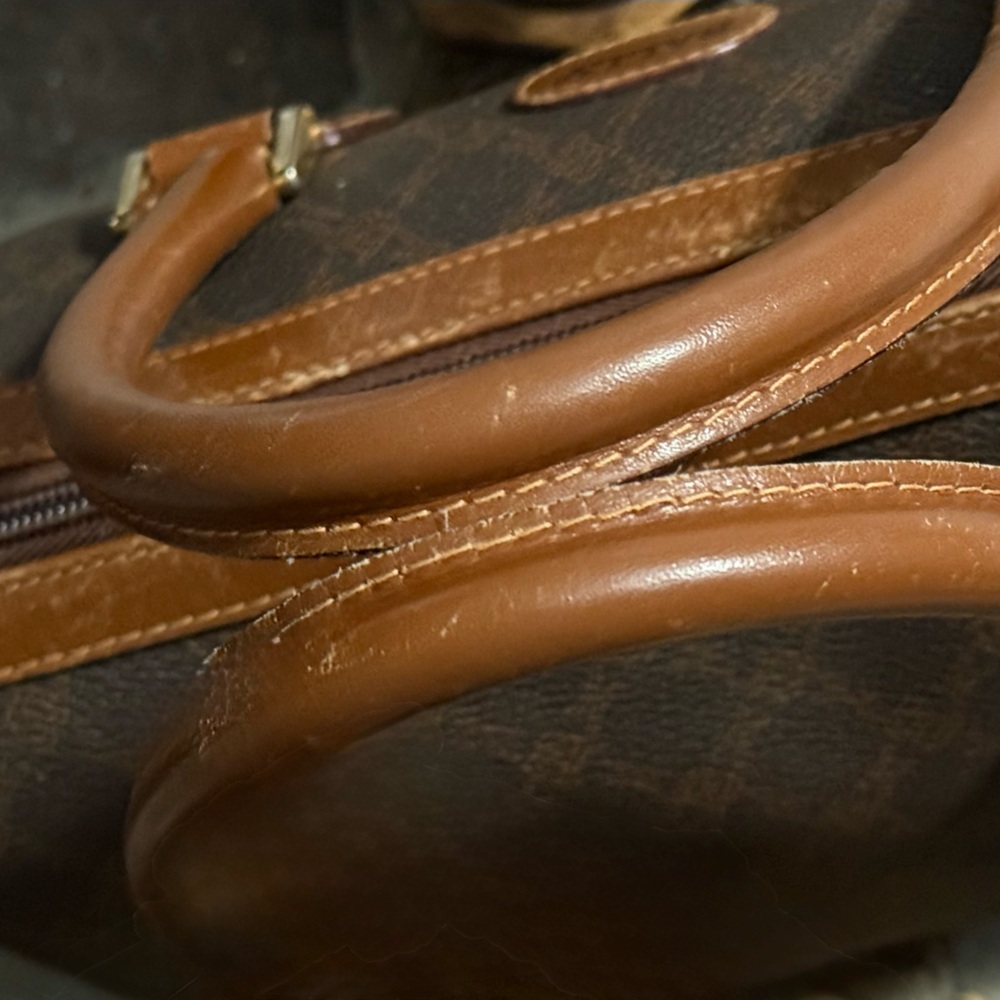 Bally Two-Tone Brown Leather Boston Bag - Picture 11 of 16